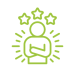 confident person icon